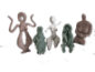 Maqettes or sketch like statues